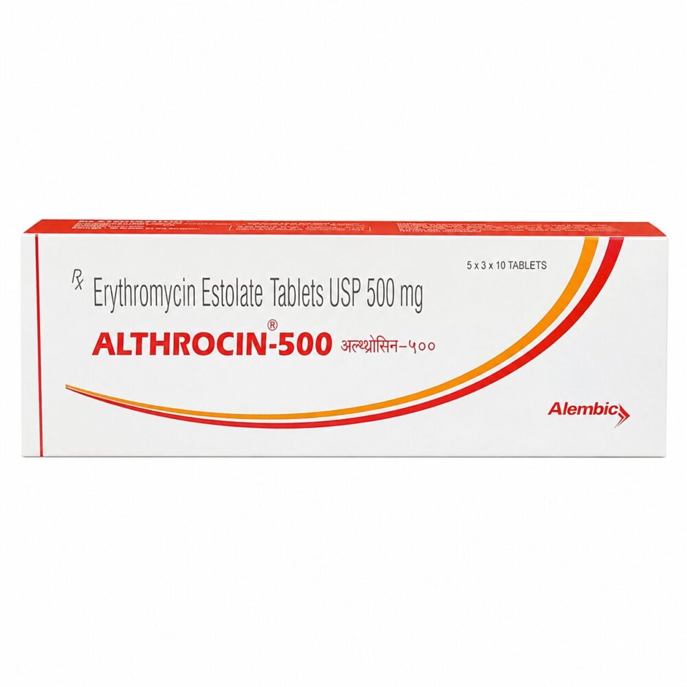 Althrocin 500 mg (Erythromycin Tablets) 2 Althrocin 500 mg (Erythromycin Tablets) - Image 2