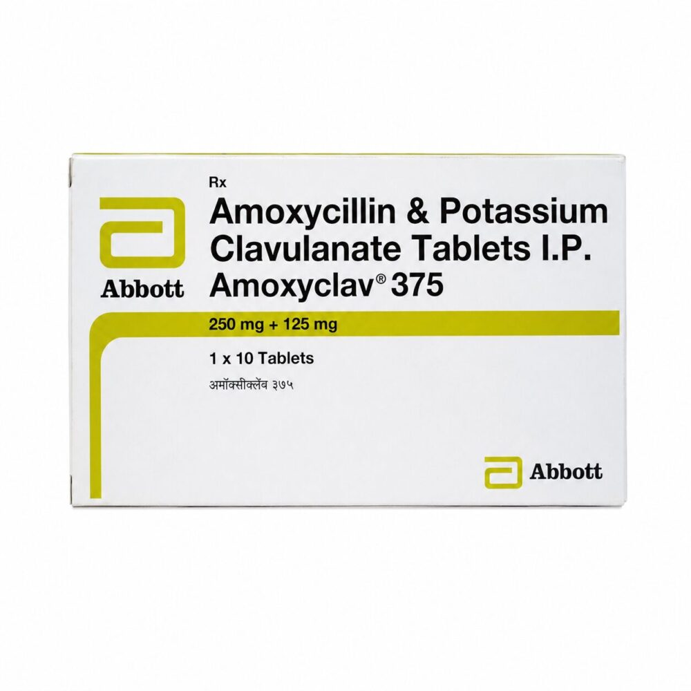 Amoxyclav 375 mg Tablet (Amoxicillin/Clavulanic Acid) 2 Amoxyclav 375 mg Tablet (Amoxicillin/Clavulanic Acid) - Image 2
