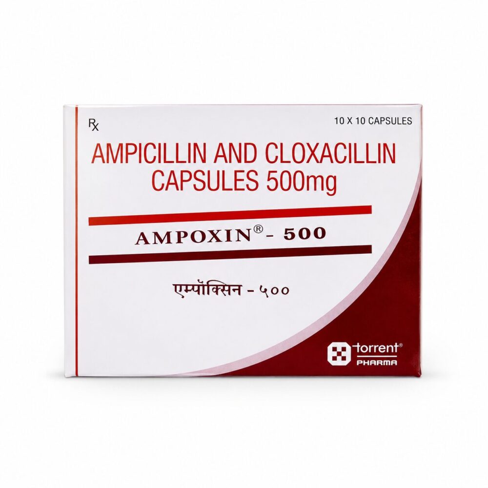 Ampoxin 500 mg (Ampicillin/Cloxacillin) 2 Ampoxin 500mg (Ampicillin/Cloxacillin) Front
