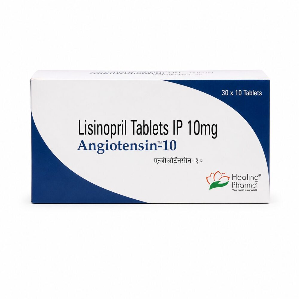 Angiotensin 10 mg (Lisinopril) 2 Angiotensin 10 mg (Lisinopril) front box