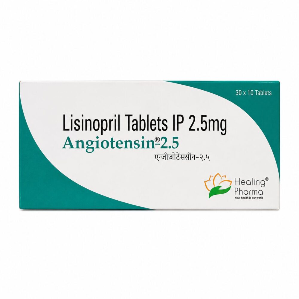 Angiotensin 2.5 mg (Lisinopril) 2 Angiotensin 2.5 mg (Lisinopril) front box