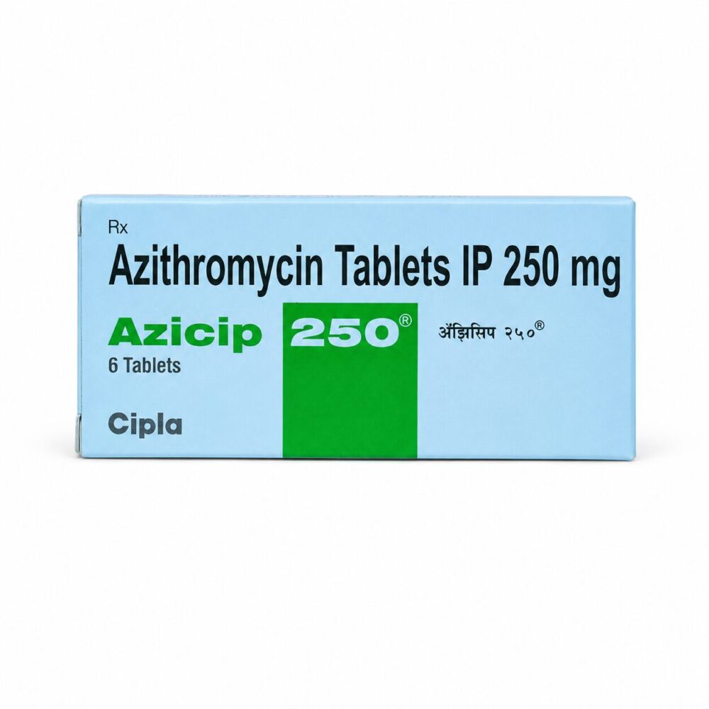 Azicip 250 mg Tablet (Azithromycin) 2 Azicip 250 mg Tablet (Azithromycin) - Image 2