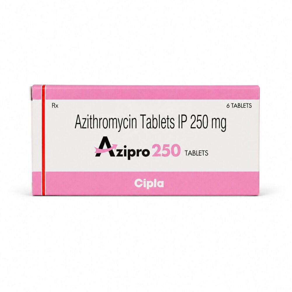 Azipro 250 mg Tablet (Azithromycin) 2 Azipro 250 mg Tablet (Azithromycin) - Image 2