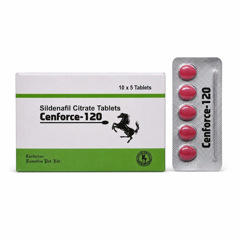 Cenforce 120 mg (Sildenafil Citrate Tablets) 4 Cenforce 120 mg - Authentic Sildenafil Citrate Tablets for Erectile Health.
