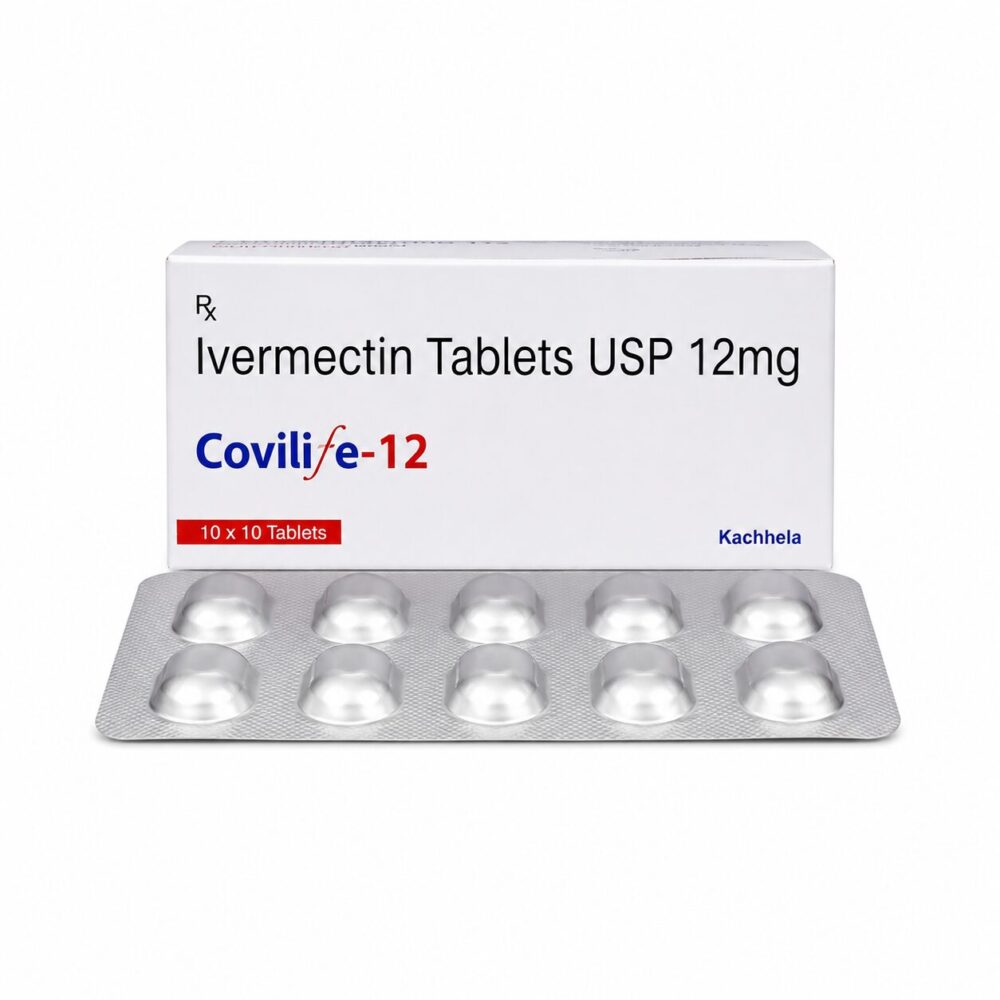 Covilife 12 mg (Ivermectin Tablets) 1 Covilife 12 mg - Authentic Ivermectin Tablets for Parasitic Infection Treatment.