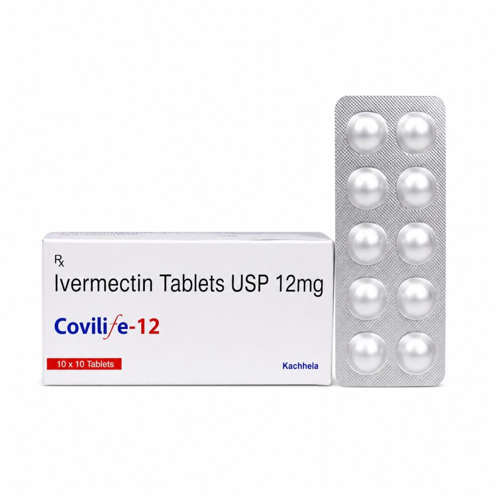 Covilife 12 mg (Ivermectin Tablets) 3 Covilife 12 mg - Authentic Ivermectin Tablets for Parasitic Infection Treatment.