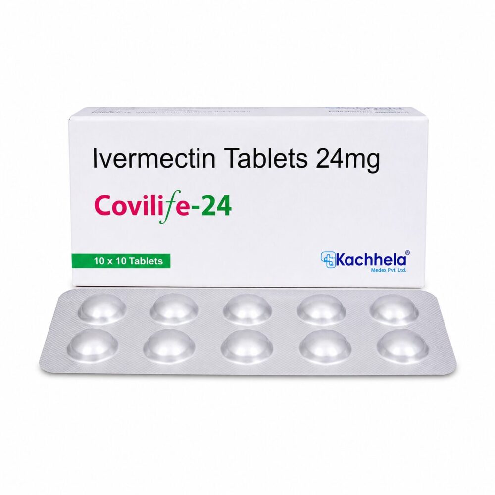 Covilife 24 mg (Ivermectin Tablets) 1 Covilife 24 mg - Authentic High-Strength Ivermectin Tablets for Parasitic Treatment.