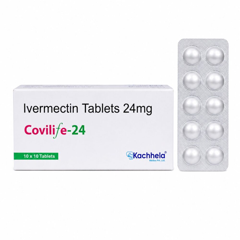 Covilife 24 mg (Ivermectin Tablets) 3 Covilife 24 mg - Authentic High-Strength Ivermectin Tablets for Parasitic Treatment.