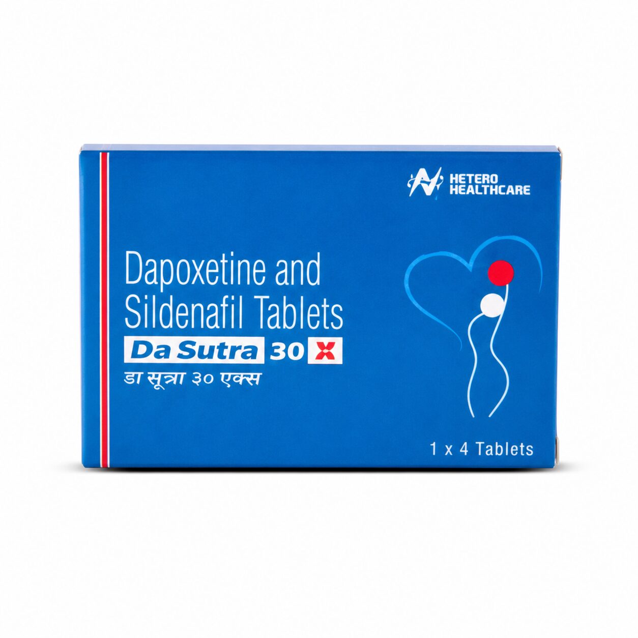 Da Sutra 30X 50 mg / 30 mg (Sildenafil/Dapoxetine) 2 Da Sutra 30X 50 mg / 30 mg front box