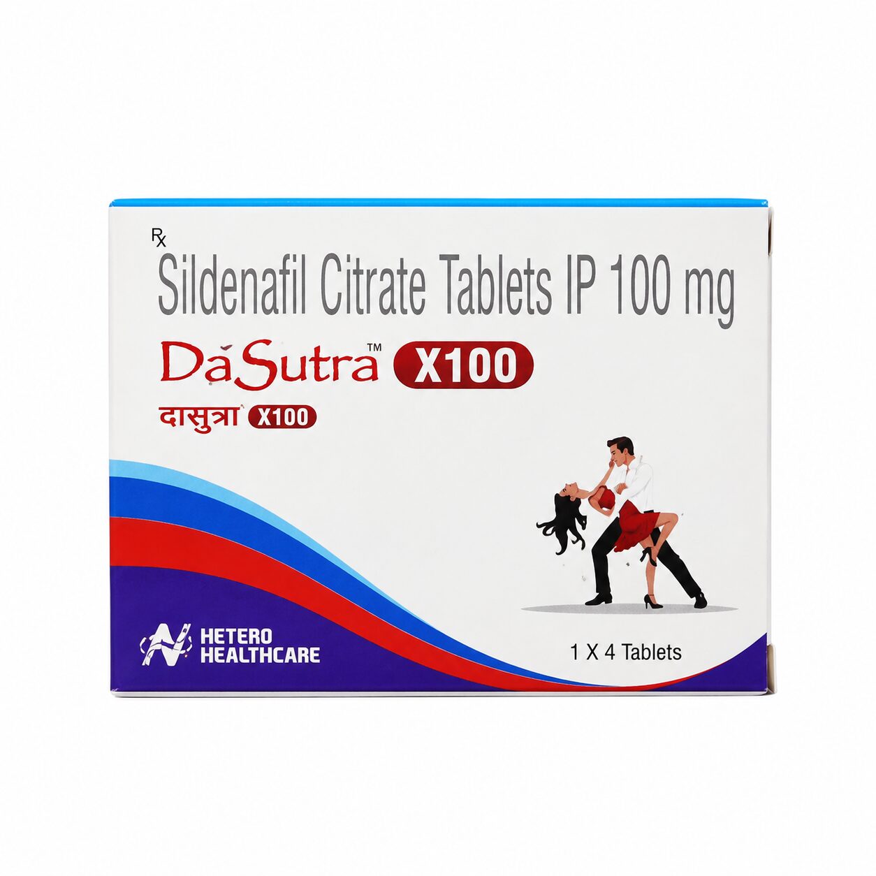 Da Sutra X100 (Sildenafil Citrate) 2 Da Sutra X100 front box
