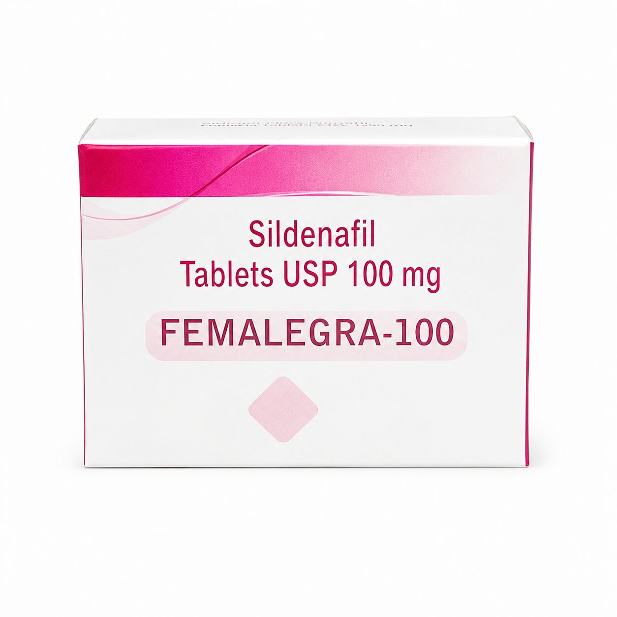 Femalegra 100 mg (Sildenafil Citrate) 2 Femalegra 100 mg front box