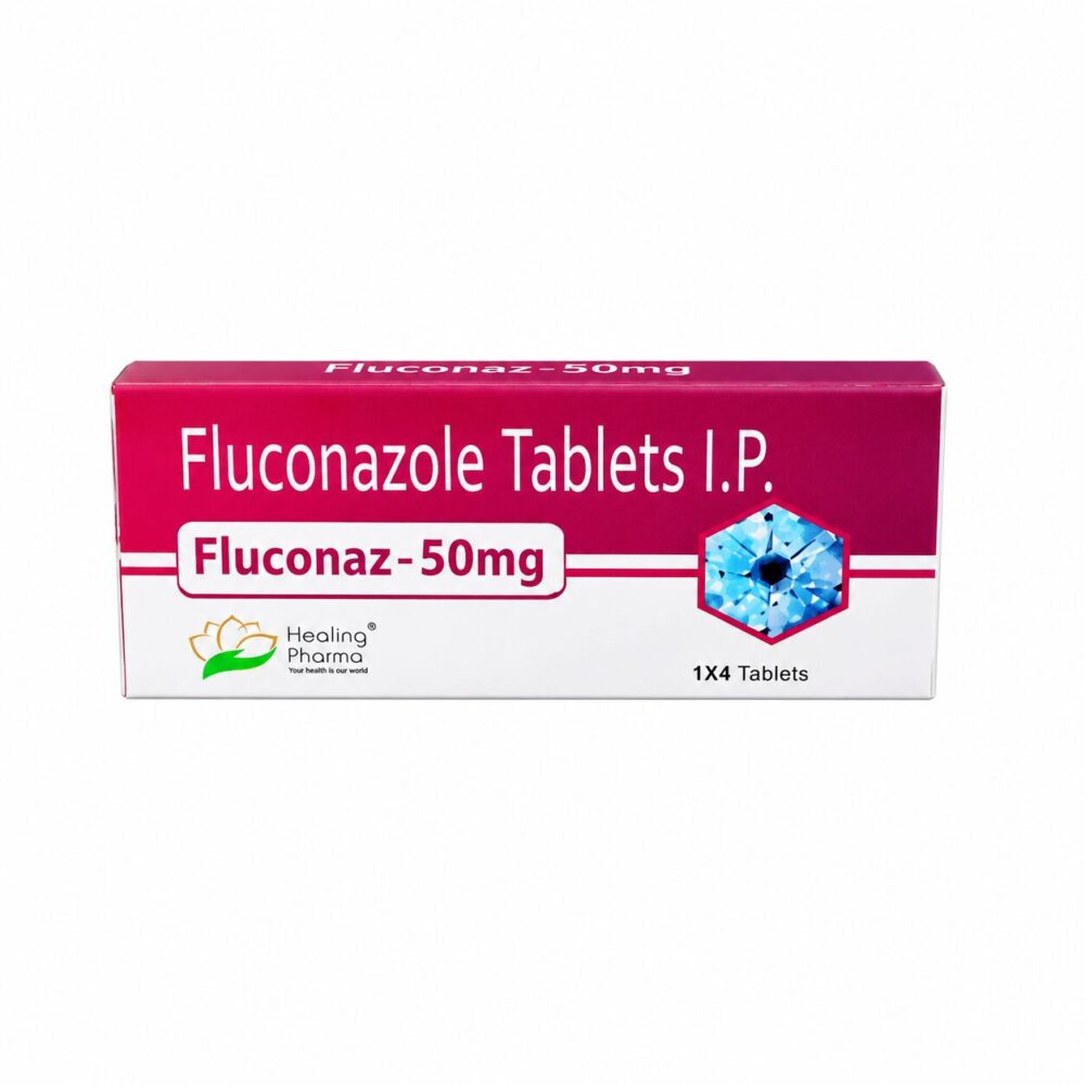 Fluconaz 50 mg (Fluconazole) 2 Fluconaz 50mg Tablet (Fluconazole) front box