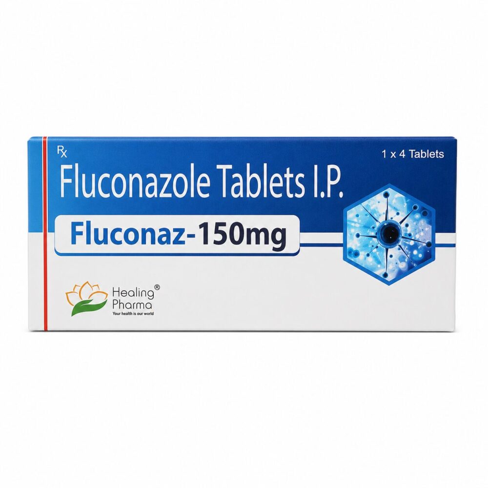 Fluconaz 150 mg (Fluconazole) 2 Fluconaz 150mg (Fluconazole) front box