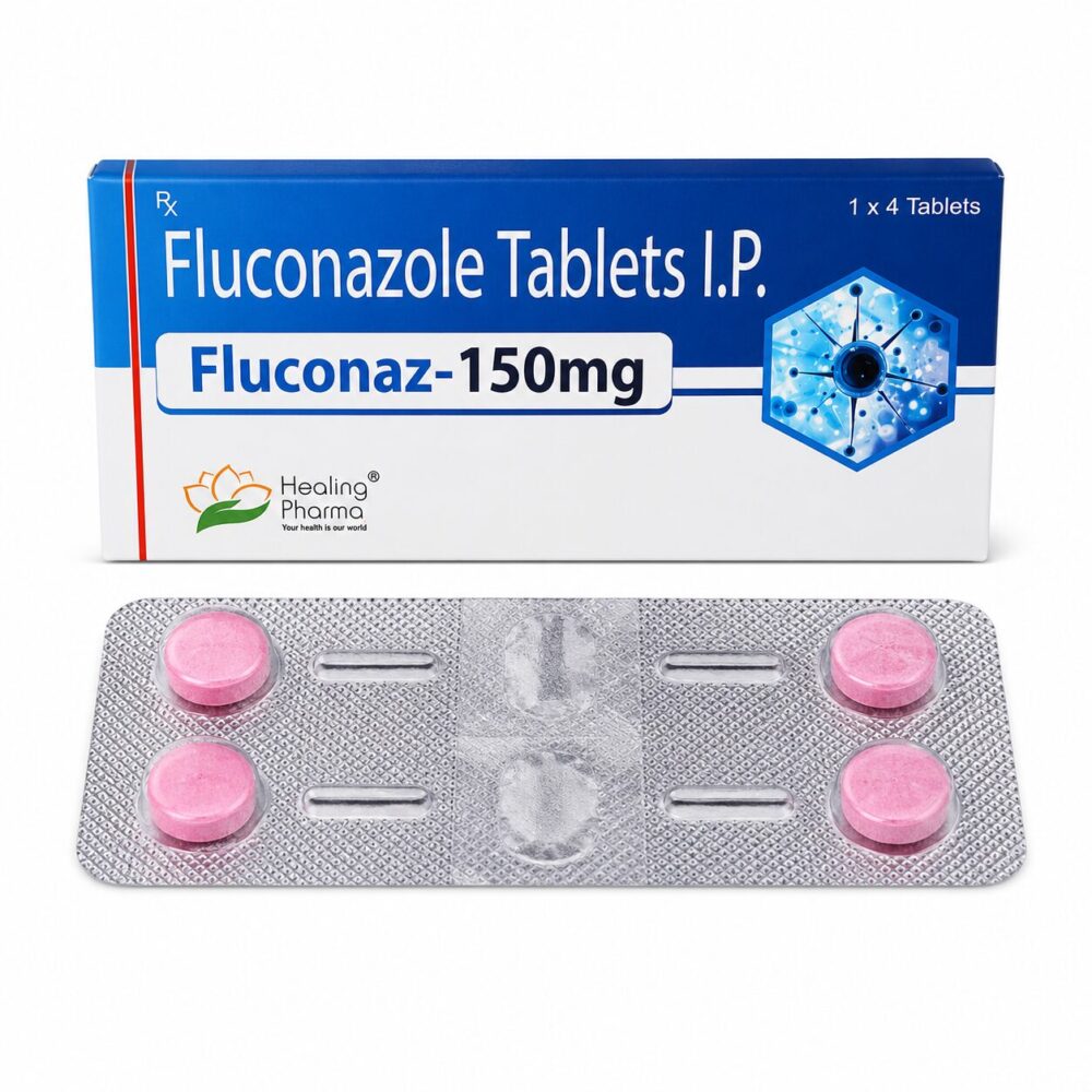 Fluconaz 150 mg (Fluconazole) 1 Fluconaz 150 mg (Fluconazole) front box with strip