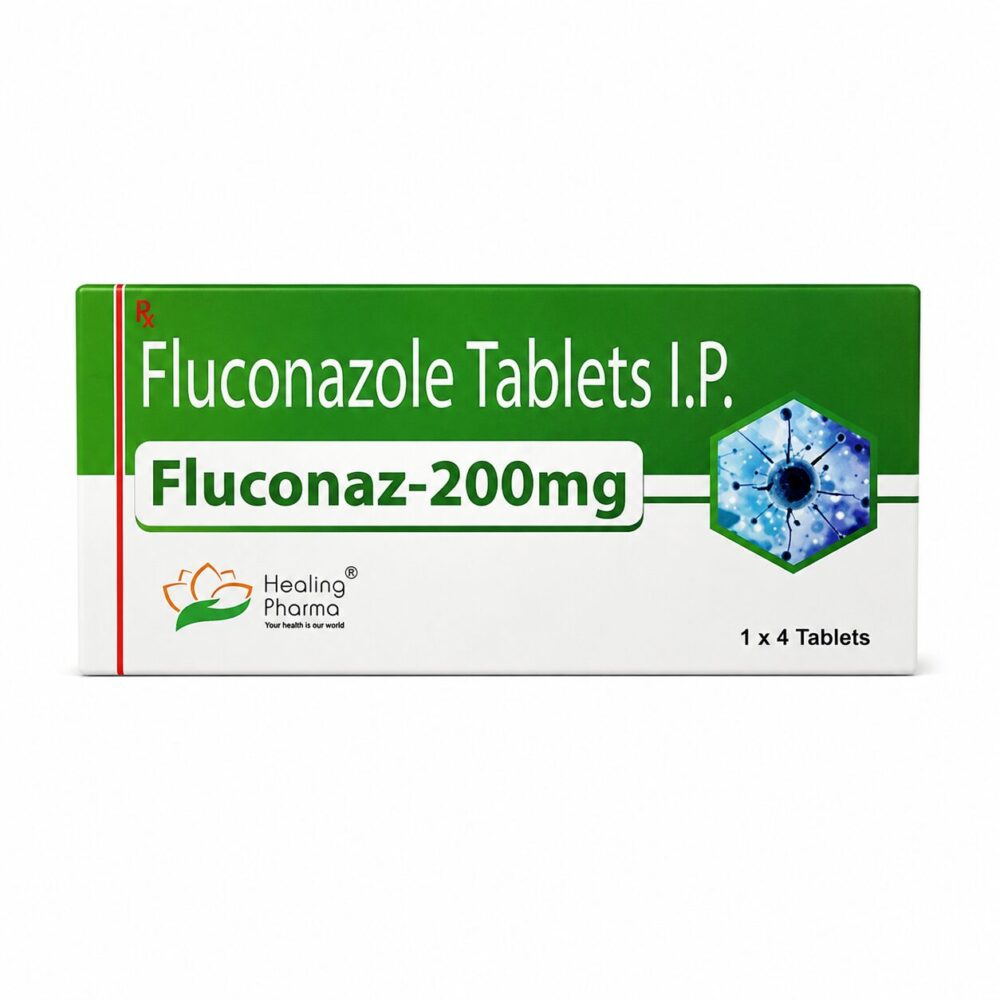 Fluconaz 200 mg (Fluconazole) 2 Fluconaz 200mg (Fluconazole) front box