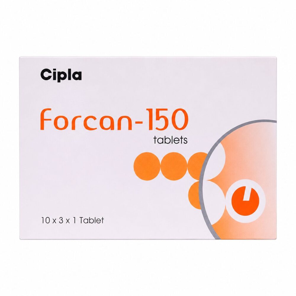 Forcan 150 mg (Fluconazole) 1 Forcan 150 mg (Fluconazole) front box