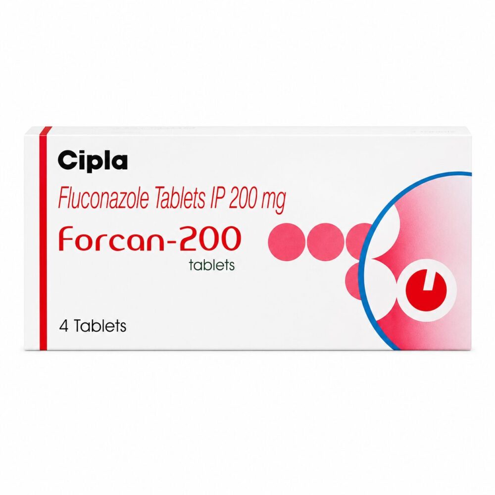 Forcan 200 mg (Fluconazole) 1 Forcan 200 mg Fluconazole Tablet
