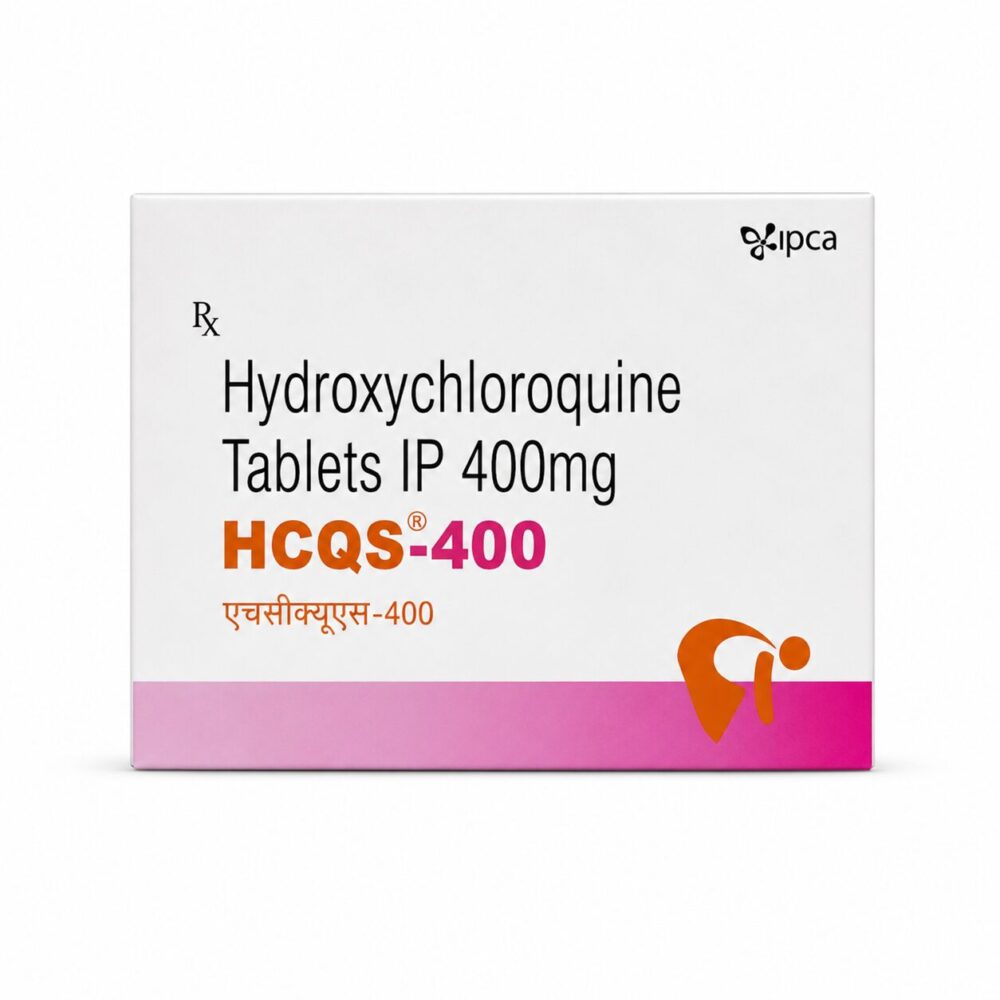 HCQS 400 mg (Hydroxychloroquine) 2 HCQS 400 mg (Hydroxychloroquine) front box