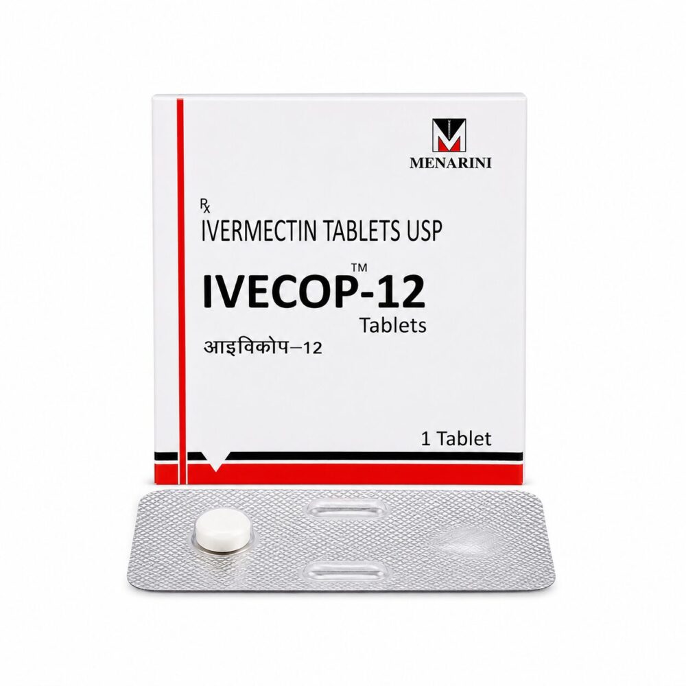 Ivecop 12 mg (Ivermectin Tablets) 1 Ivecop 12 mg - Authentic Ivermectin Tablets for Parasitic Treatment.