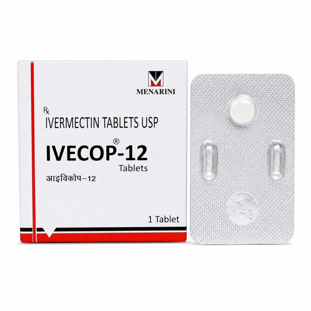 Ivecop 12 mg (Ivermectin Tablets) 4 Ivecop 12 mg - Authentic Ivermectin Tablets for Parasitic Treatment.