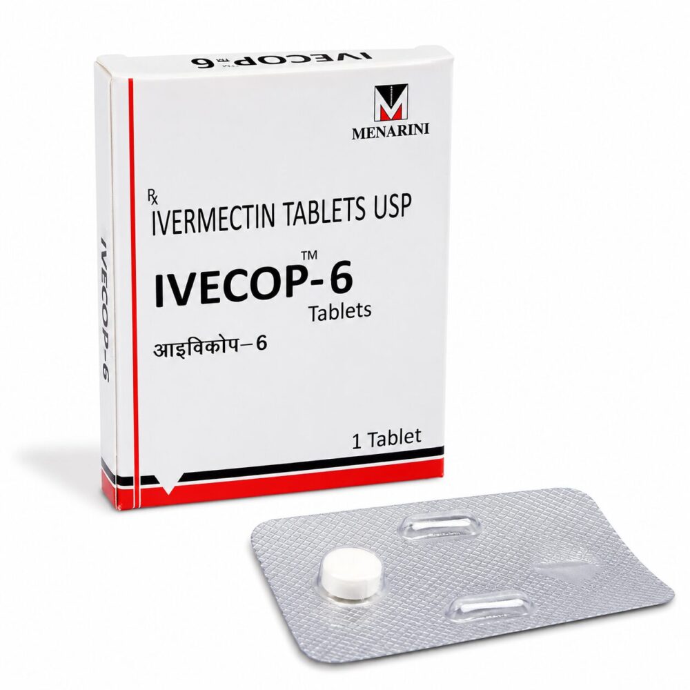 Ivecop 6 mg (Ivermectin Tablets) 3 Text: Ivecop 6 mg - Authentic Ivermectin 6mg Tablets for Parasitic Infection Treatment.