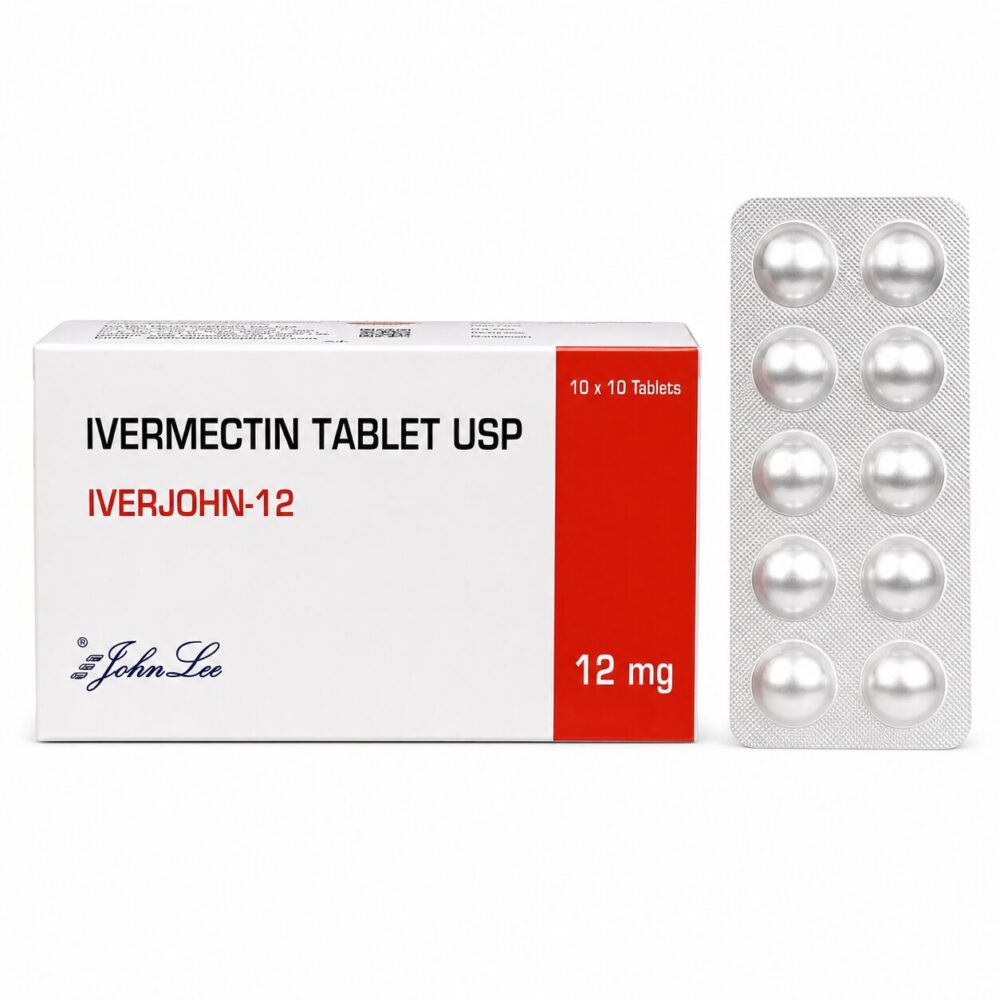 Iverjohn 12 mg (Ivermectin Tablets) 3 Iverjohn 12 mg - Authentic Ivermectin Tablets for Parasitic Infection Treatment.