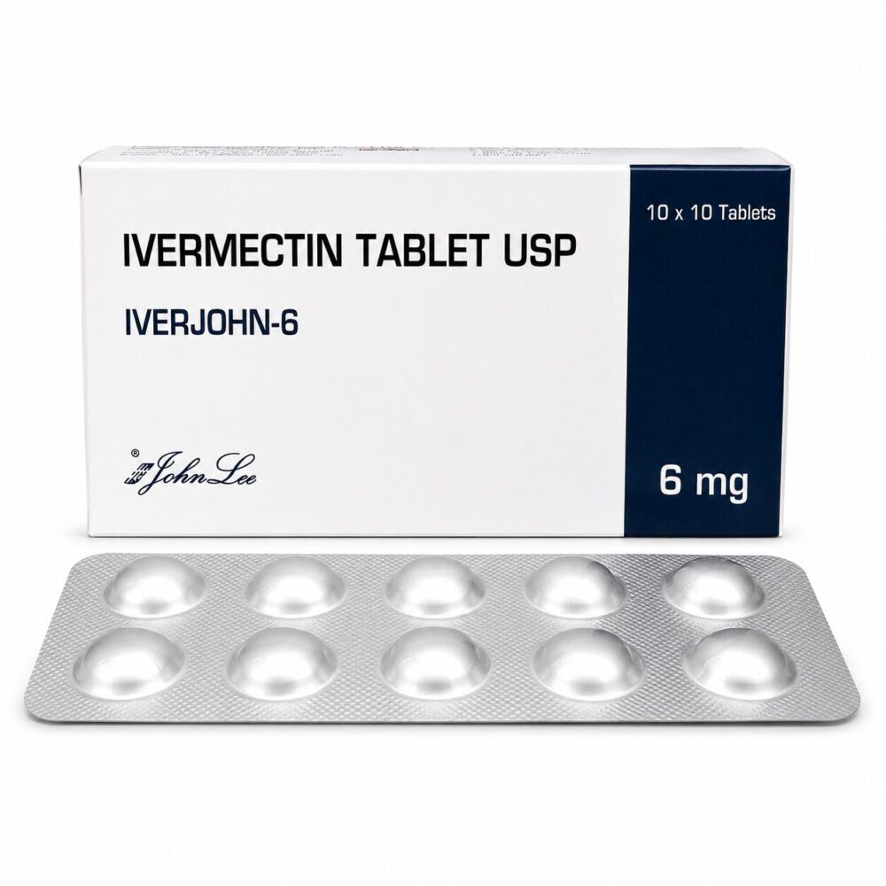 Iverjohn 6 mg (Ivermectin Tablets) 1 Iverjohn 6 mg - Authentic Ivermectin Tablets for Parasitic Infection Treatment.