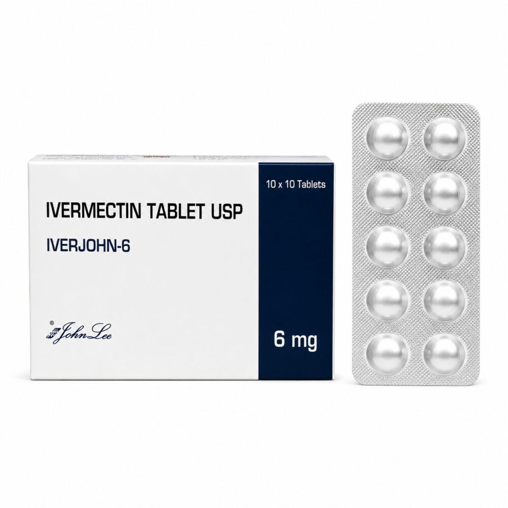 Iverjohn 6 mg (Ivermectin Tablets) 3 Iverjohn 6 mg - Authentic Ivermectin Tablets for Parasitic Infection Treatment.