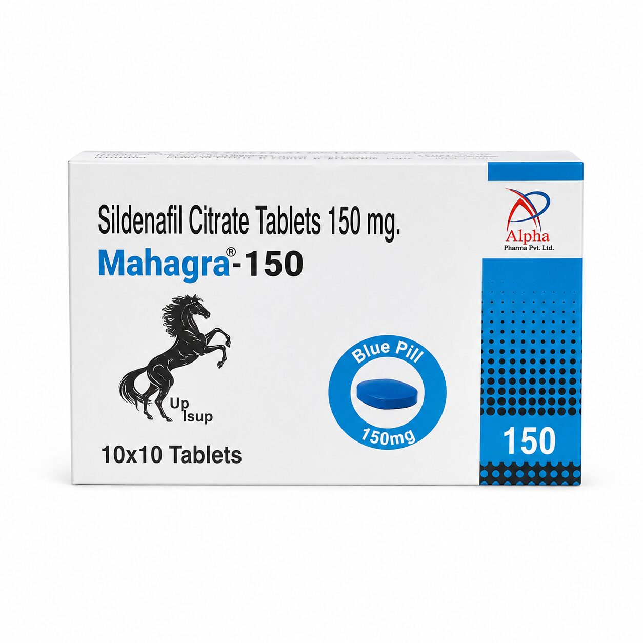 Mahagra 150 mg (Sildenafil Citrate) 2 Mahagra 150 mg (Sildenafil) front box