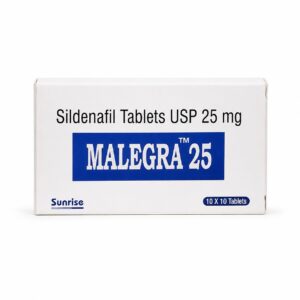 Malegra 25 mg (Sildenafil Citrate) FRONT BOX