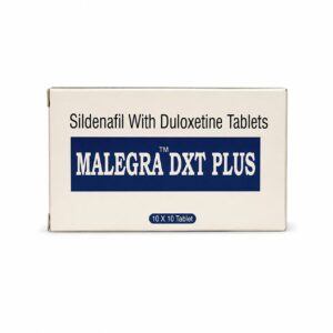 Malegra DXT Plus (Sildenafil Citrate 100mg/Duloxetine60mg) front box