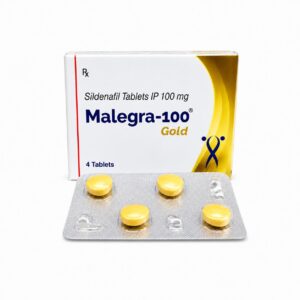 Malegra Gold 100 mg (Sildenafil Citrate) front box