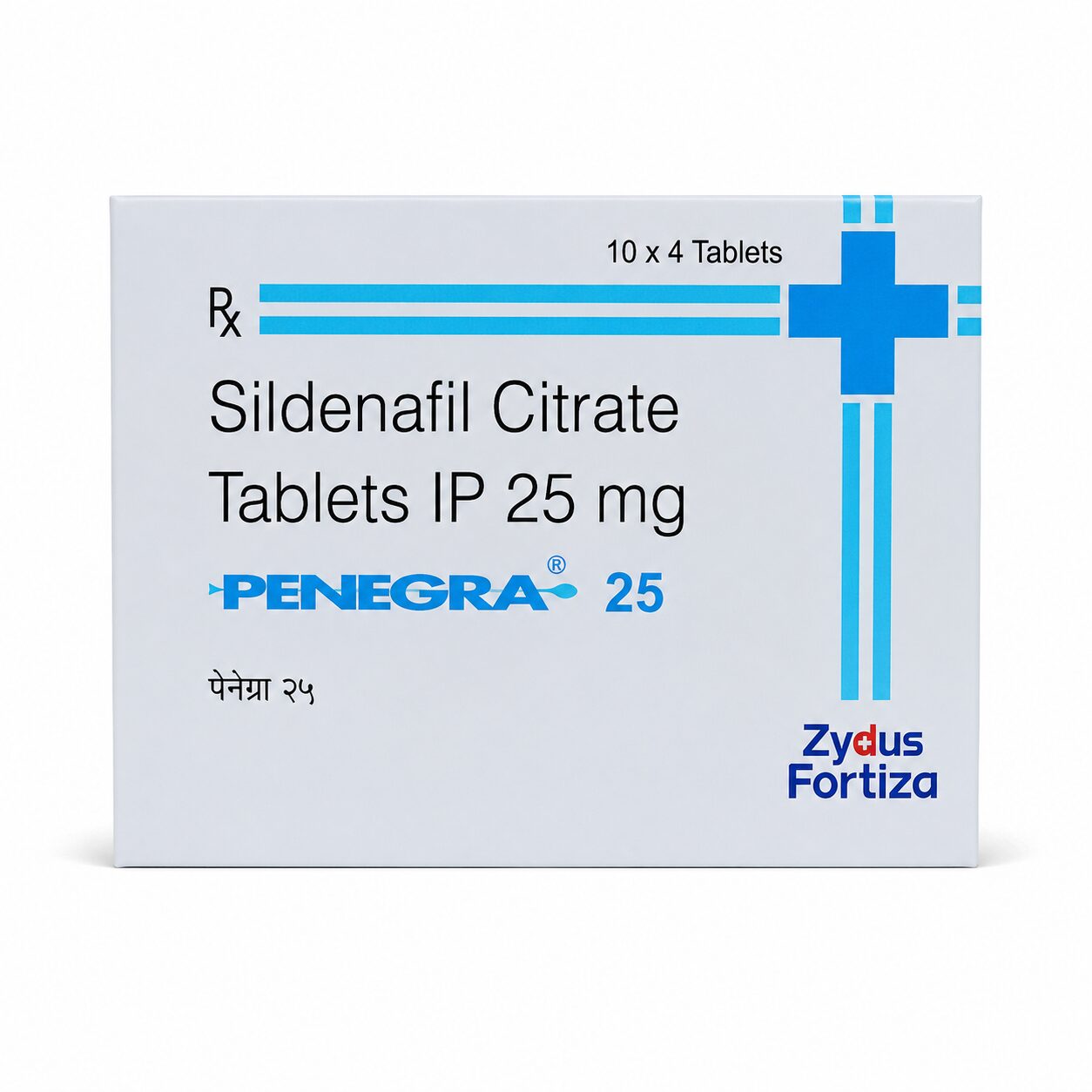 Penegra 25 mg (Sildenafil Citrate) 2 Penegra 25 mg front box