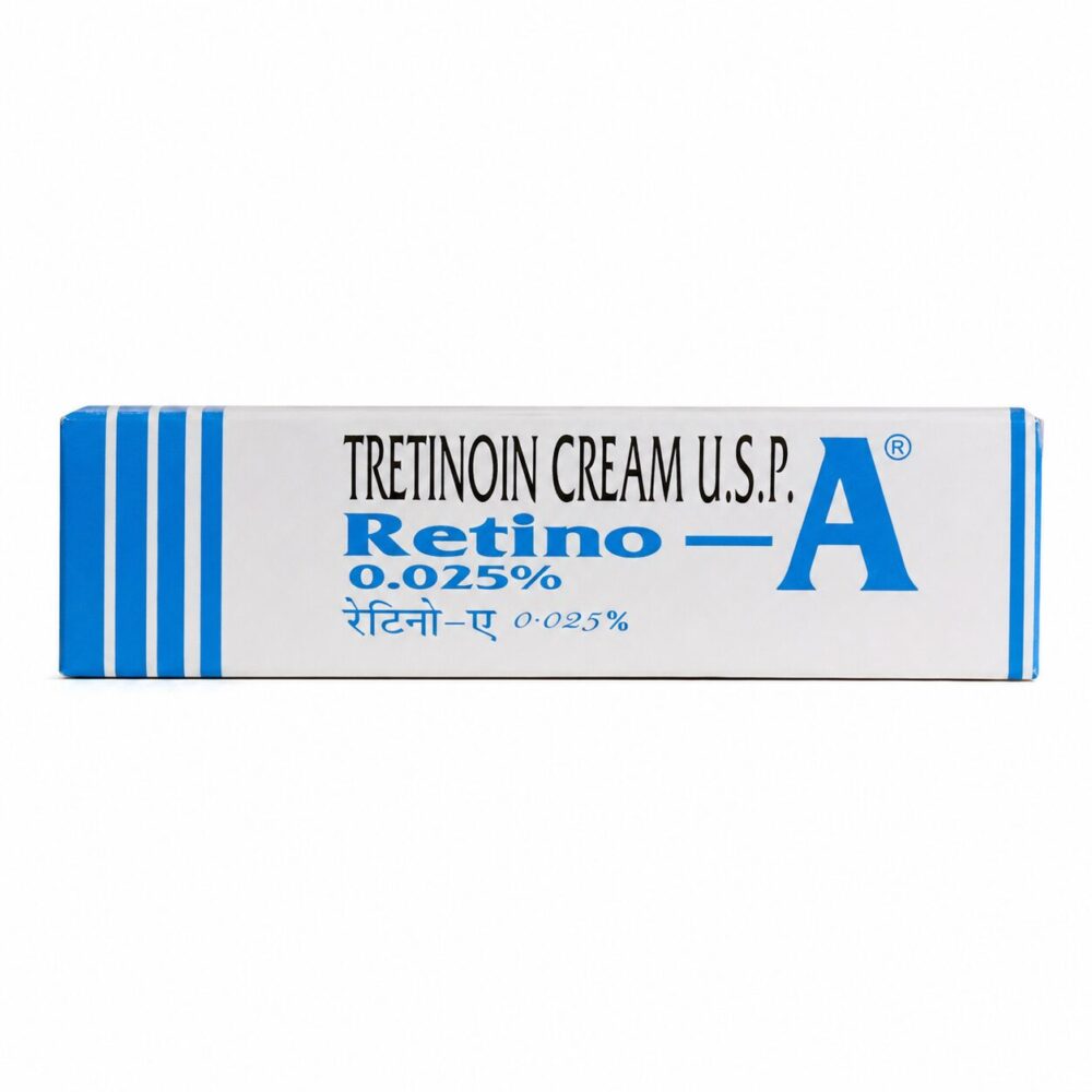 Retino A 0.025% Cream (Tretinoin Cream) 2 Retino A 0.025% Cream (Tretinoin Cream) front box