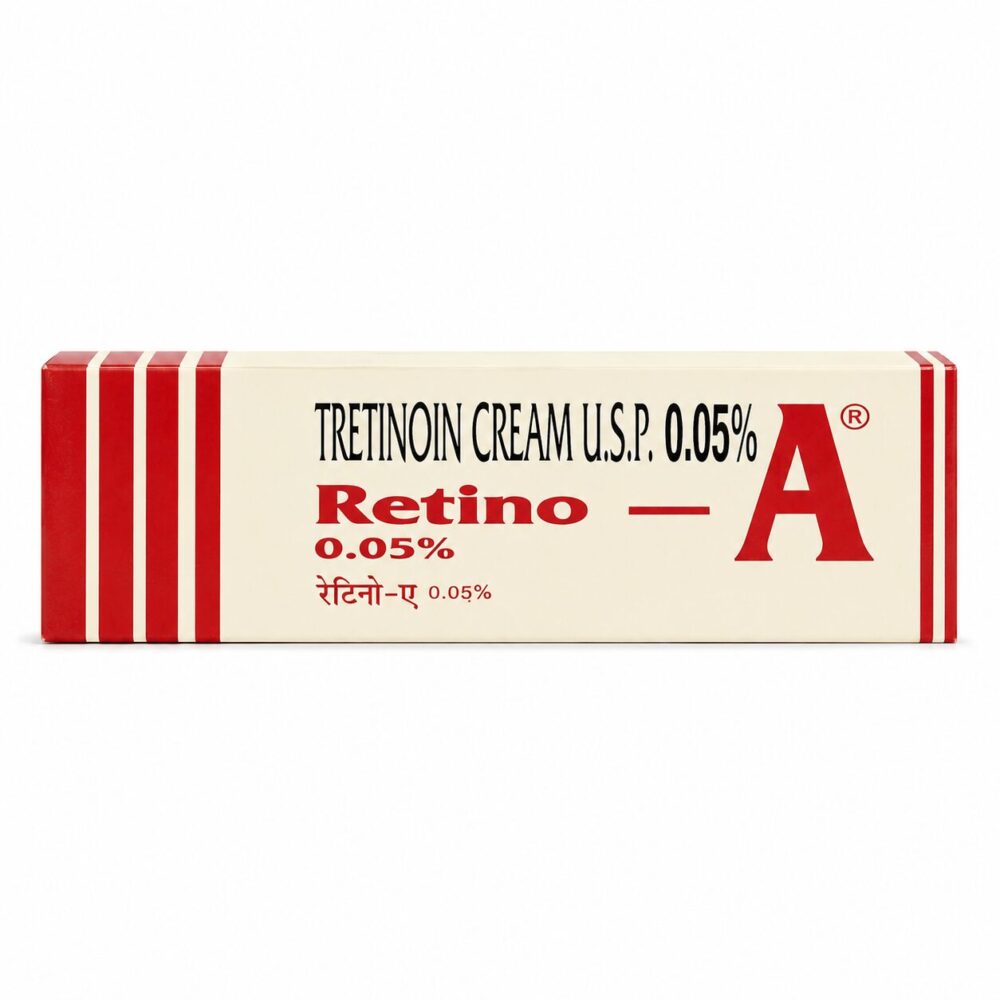 Retino A 0.05% Cream (Tretinoin Cream) 2 Retino A 0.05% Cream (Tretinoin Cream) front box