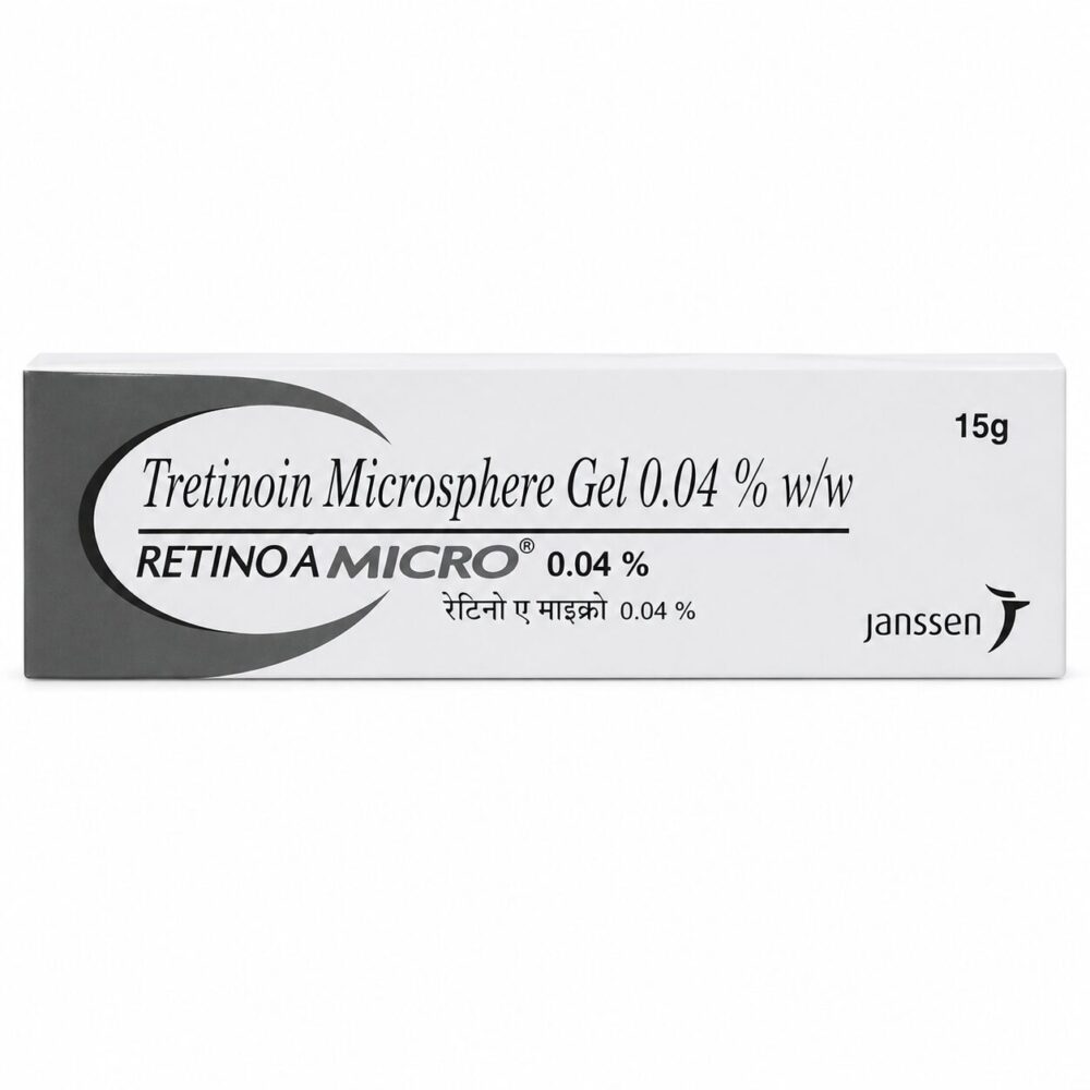 Retino A Micro 0.04% Gel (Tretinoin Microsphere Gel) 2 Retino A Micro 0.04% Gel (Tretinoin Microsphere Gel) front box
