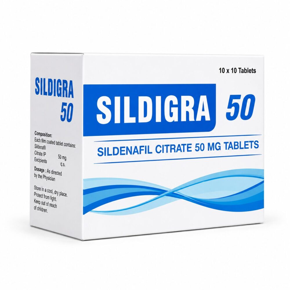 Sildigra 50 mg (Sildenafil Citrate) 2 Sildigra 50 mg (Sildenafil Citrate) - Image 2