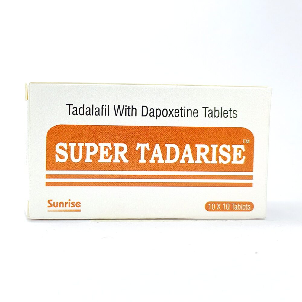 Super Tadarise 80 mg (Tadalafil/Dapoxetine Tablets) 2 Super Tadarise 80MG - Authentic Tadalafil and Dapoxetine Tablets.