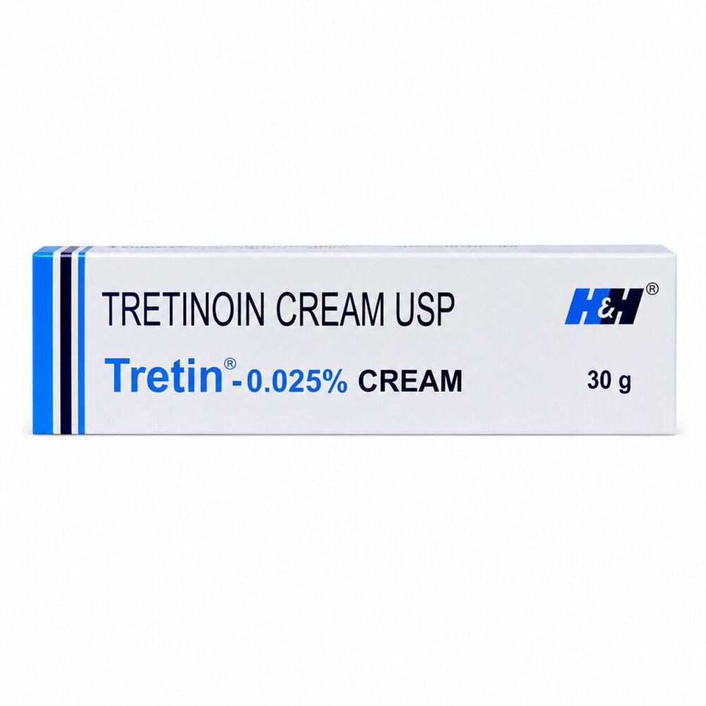 Tretin 0.025% Cream (Tretinoin Cream) 2 Tretin 0.025% Cream (Tretinoin Cream) front box