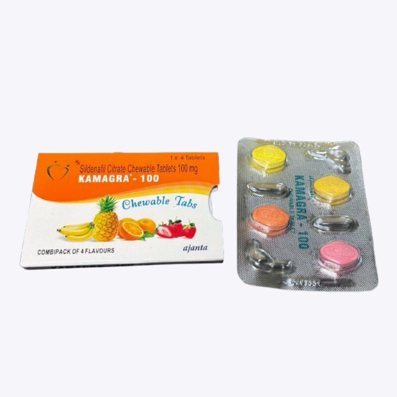 Kamagra Chewable 100 mg (Sildenafil Citrate Chewable Tablets) 1 Kamagra Chewable 100 mg