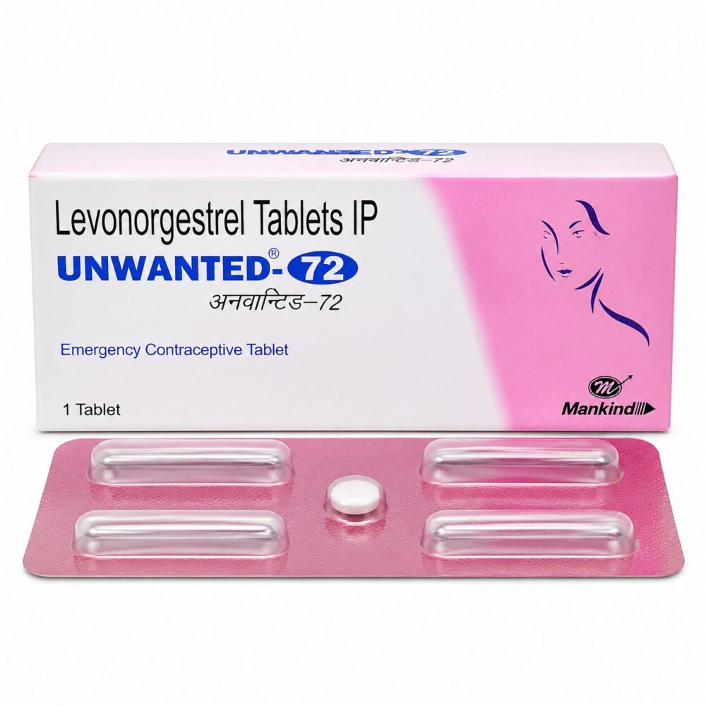Unwanted-72 (Levonorgestrel) 1 Unwanted-72 (Levonorgestrel) front box with strip
