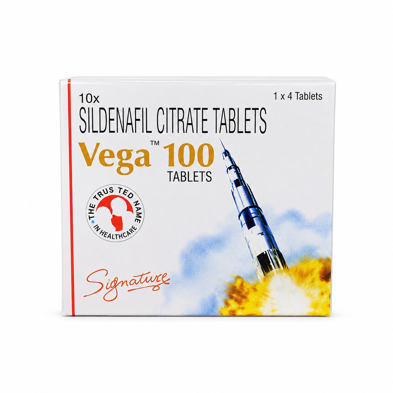 Vega 100 mg (Sildenafil Citrate) 2 Vega 100 mg (Sildenafil) front box