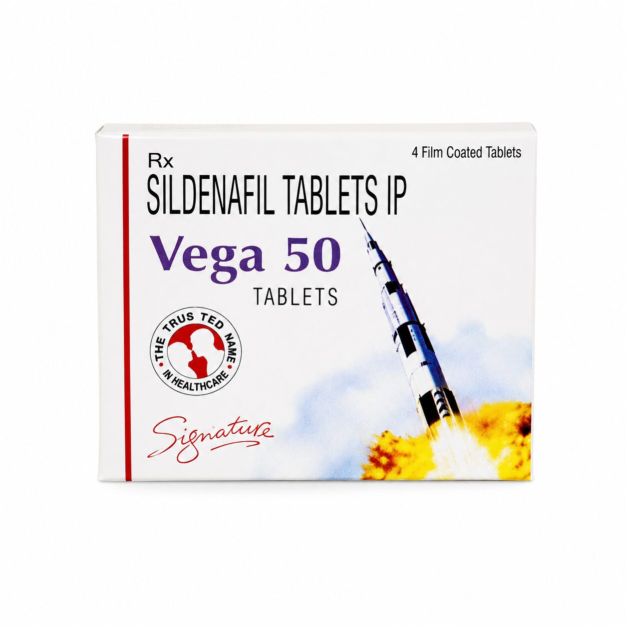 Vega 50 mg (Sildenafil Citrate) 2 Vega-50-mg-horizontal front box