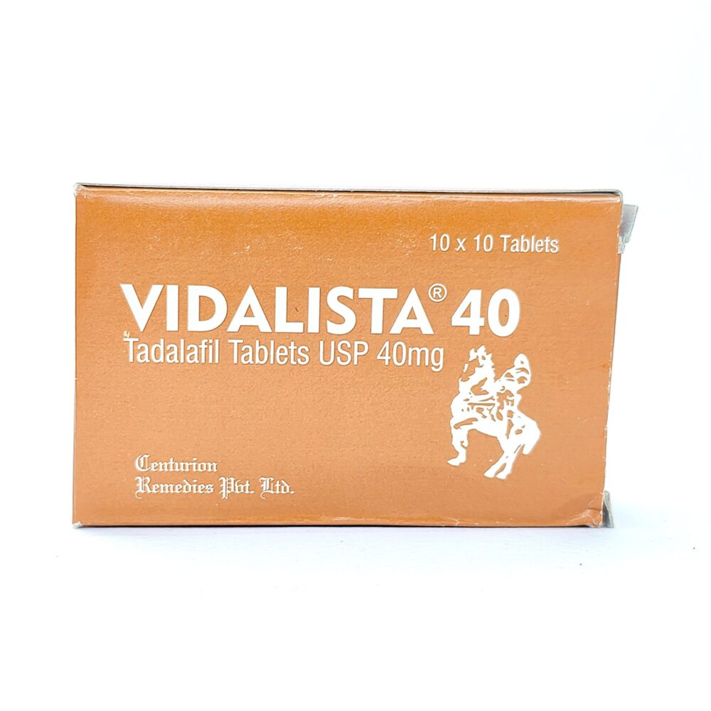 Vidalista 40 mg (Tadalafil Tablets) 2 Vidalista 40 mg - Authentic High-Strength Tadalafil Tablets.
