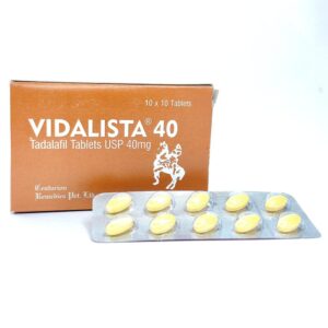 Vidalista 40 mg - Authentic High-Strength Tadalafil Tablets.