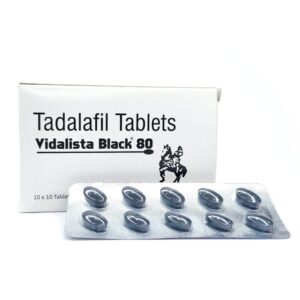 Vidalista 80 mg Black - Authentic High-Potency Tadalafil Tablets for Vascular Support.