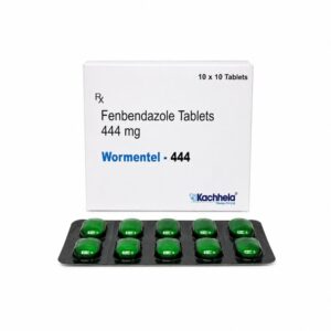 Wormentel 444 mg - Authentic Fenbendazole Tablets for Human Parasitic Treatment.