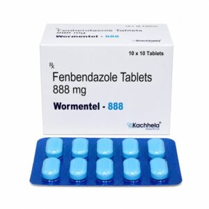 Wormentel 888 mg - Authentic Fenbendazole 888mg Tablets for Parasitic Treatment.