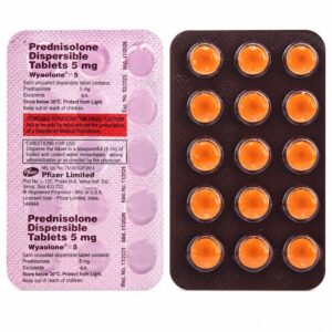 Wysolone 5 mg (Prednisolone) strips