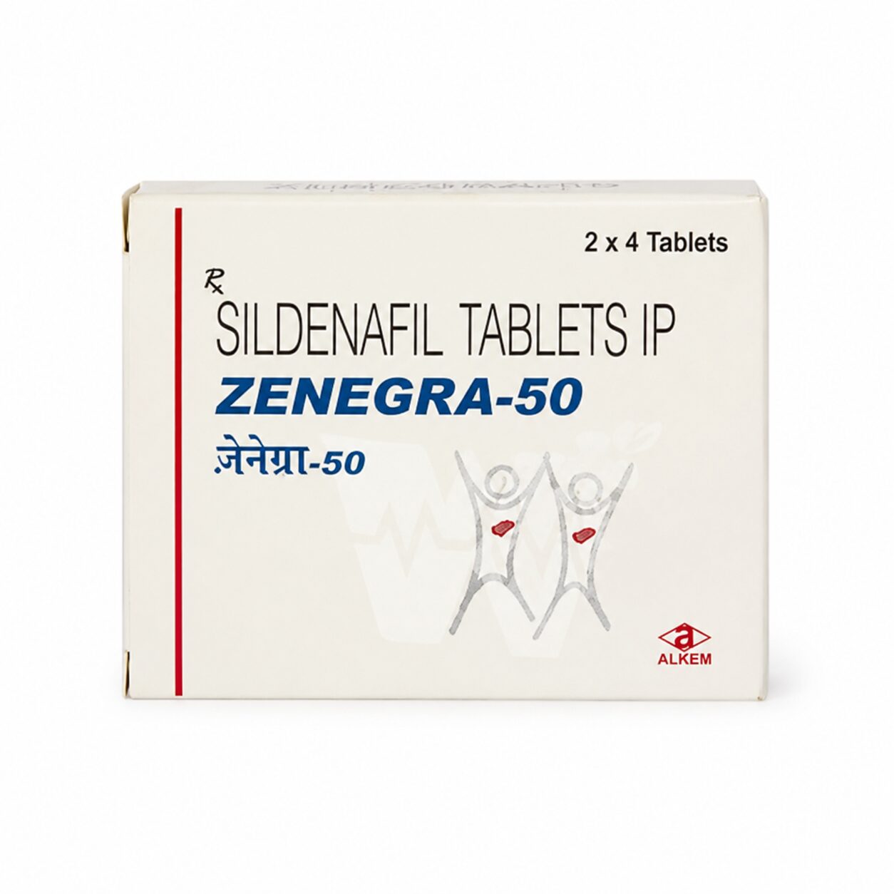 Zenegra 50 mg (Sildenafil Citrate) 2 Zanegra 50 mg front box
